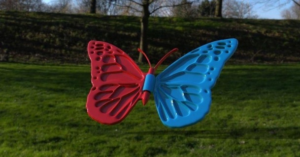 kelebek yeniden düzenleme dav88 3D modeller Sanat tasarım heykeller şeytani 3d print model - Mito3D