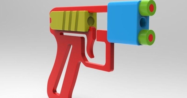 gb22 v8 dav88 3D modelos fantasias acessórios adereços arma fogo thingiverse 3d print model - Mito3D