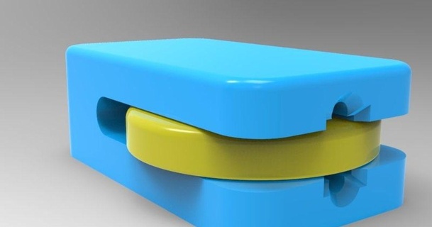 LED batería soporte dav88 3D modelos pasatiempo hacedores electrónica ledholder thingiverse 3d print model - Mito3D