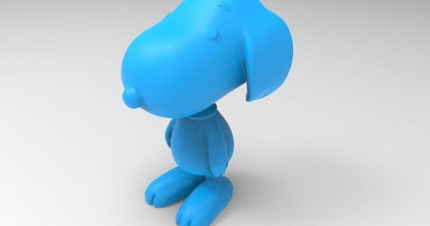 snoopy dav88 3D Modelli arte design sculture thingiverse 3d print model - Mito3D
