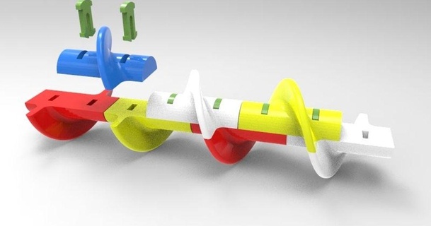 modular auger dav88 3D Models Hobby & Makers Tools thingiverse 3d print model - Mito3D