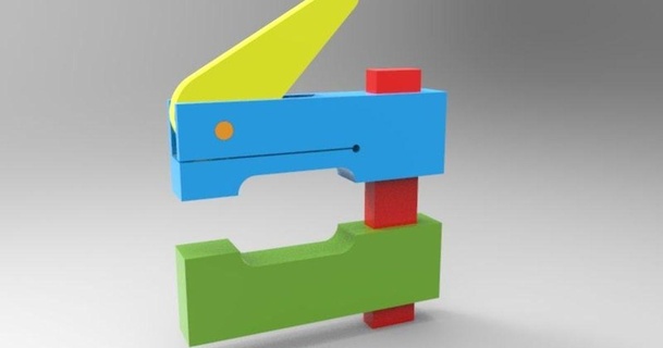 simples braçadeira dav88 3D modelos passatempo fabricantes Ferramentas thingiverse 3d print model - Mito3D