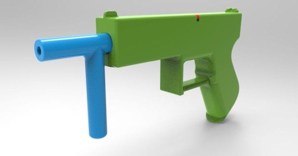 slam gun prop dav88 3D Models Costumes & Accessories Props thingiverse 3d print model - Mito3D