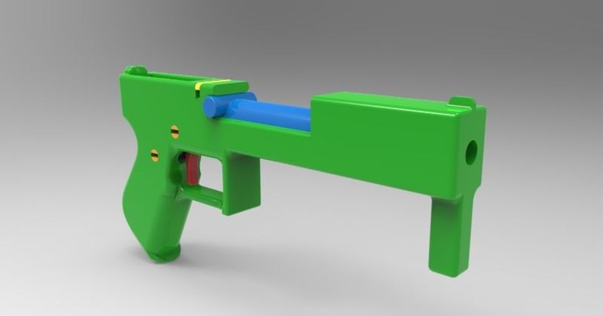 Gewehr prop spring bbl halt dav88 3D Modelle Kostüme Zubehör Requisiten Cosplaywaffe Feuerwaffe Stütze Waffe 3D print model - Mito3D