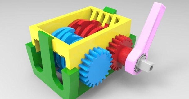 ez trituratore v5 cricchetto presa manovella dav88 3D Modelli passatempo creatori utensili compost minitrituratore thingiverse 3d print model - Mito3D