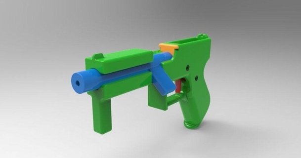 bullone azione pistola dav88 3D Modelli costumi Accessori oggetti scena boltaction thingiverse 3d print model - Mito3D