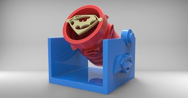 batman Süpermen spot ışığı dav88 3D modeller kostümler Aksesuarlar sahne şeytani 3d print model - Mito3D