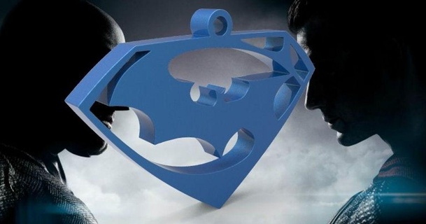 Batman superuomo portachiavi orecchini dav88 3D Modelli moda Accessori thingiverse 3d print model - Mito3D