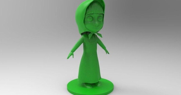 Masha dav88 3D modèles art conception sculptures ours dessin animé chose universelle 3d print model - Mito3D