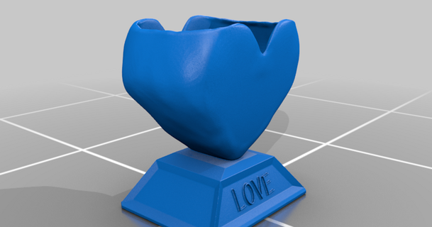 kalp şekilli ekici flaş tasarımlar 3D modeller ev halkı ekipman şeytani 3d print model - Mito3D