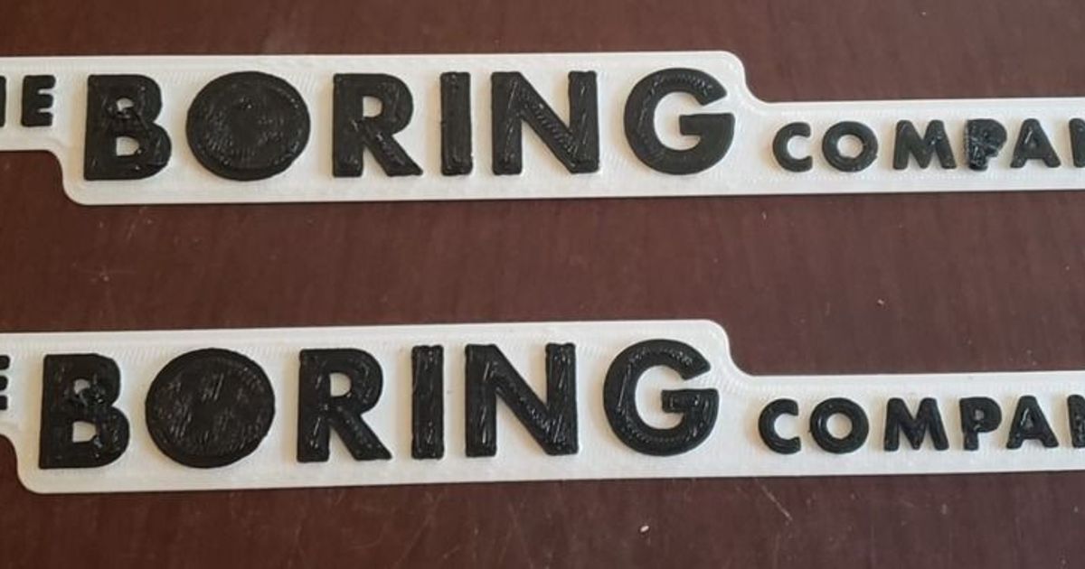 boring company - flame thrower badge jeremy mcclure 3D Models Hobby & Makers Other Ideas elonmusk notaflamethrower tesla theboringcompany thingiverse 3D print model - Mito3D