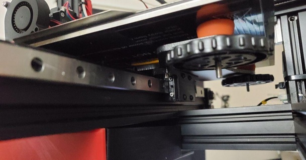 Ender 3 axis linear Schiene Schatten Gehhilfe 3D Modelle Drucker Upgrades 3d print model - Mito3D