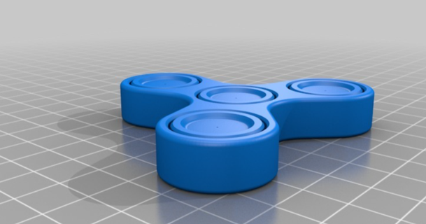 impressão colocar inquietação spinner halomaster343 3D modelos brinquedos jogos 3d print model - Mito3D
