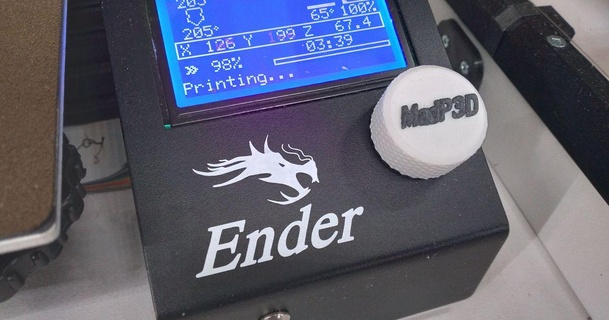 ender 3 botão madp 3d 3D modelos impressoras Atualizações 3dprinter crialidade ender3 3d print model - Mito3D