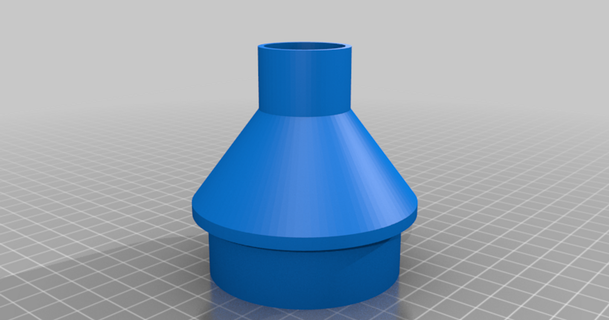 25 1 drain pipe reducer chuck bryant 3D Models Household Outdoor & Garden thingiverse 3d print model - Mito3D