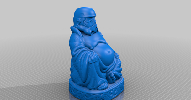 Fırtına asker Buda techteacher007 3D modeller hobi yapımcılar fikirler popbuddha Yıldız Savaşları şeytani 3d print model - Mito3D