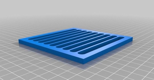 floor drain cover andaug 3D Models Hobby & Makers Other Ideas basement basementdrain draincover 3d print model - Mito3D