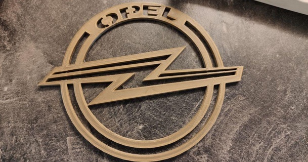 Opel amblem birleşme 3D modeller Sanat tasarım 2D tabaklar logolar 3d print model - Mito3D