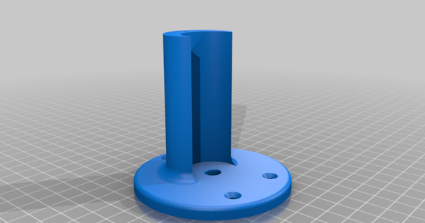 mur monter bobine titulaire soutien Mike cullen 3D modèles imprimantes accessoires chose universelle 3d print model - Mito3D