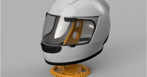 bike helmet stand phil 3D Models Sports & Outdoor Other thingiverse 3d print model - Mito3D