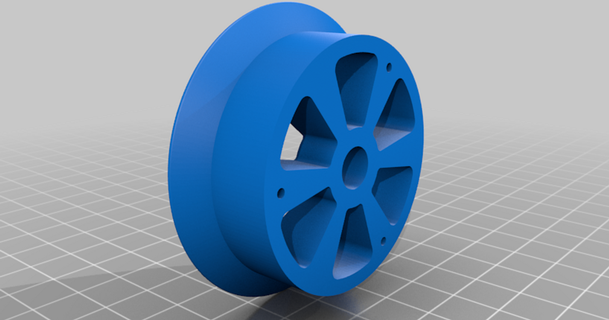 1 10 escala rc roda cubo partes phil 3D modelos brinquedos jogos construção thingiverse 3d print model - Mito3D