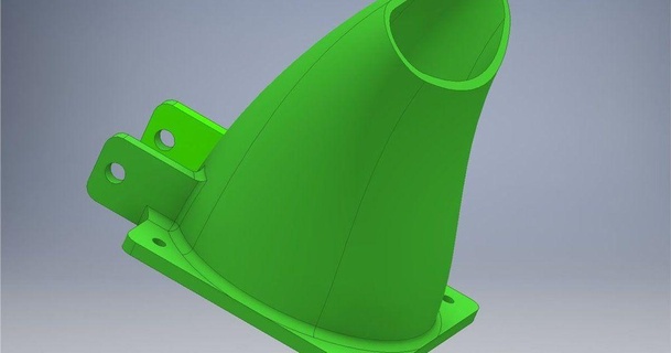 enfriamiento conducto 40 10 mm ventilador Phil 3D modelos impresoras accesorios 40mmfanduct montaje xcarruaje thingiverse 3d print model - Mito3D