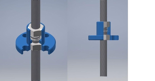 prusa i3 axe anti arrière fouetter adaptateur phil 3D modèles imprimantes mises niveau chose universelle 3d print model - Mito3D