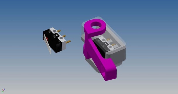 micro interruttore finecorsa phil 3D Modelli stampanti aggiornamenti microinterruttore thingiverse 3d print model - Mito3D