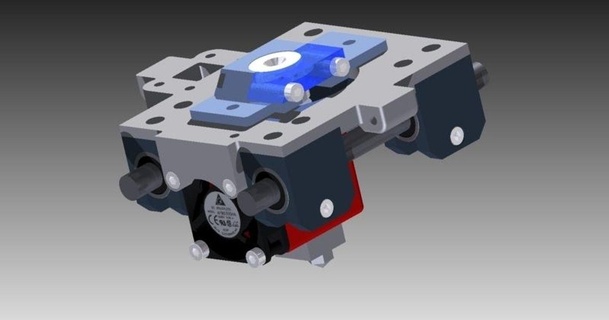 x carriage designed e3d v5 extruder nozzel phil 3D Models Printers - Upgrades e3dnozzle xcarriage thingiverse 3d print model - Mito3D