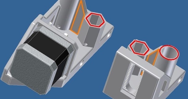 Prusa Feld endet niedrig Profil phil 3D Modelle Drucker Upgrades verstellbarxend air2 prusaair2 xends thingiverse 3d print model - Mito3D