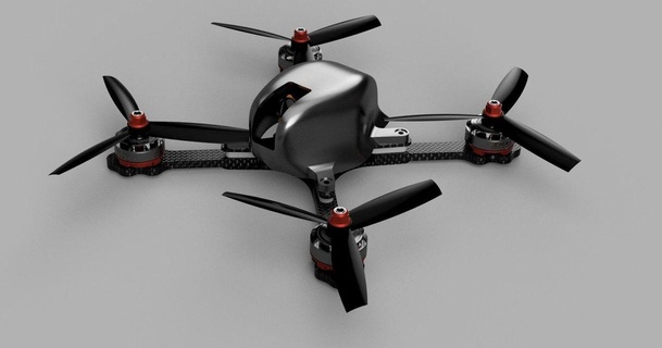 personalizzato quad elicottero baldacchino phil 3D Modelli passatempo creatori RC robotica quadricottero 3d print model - Mito3D