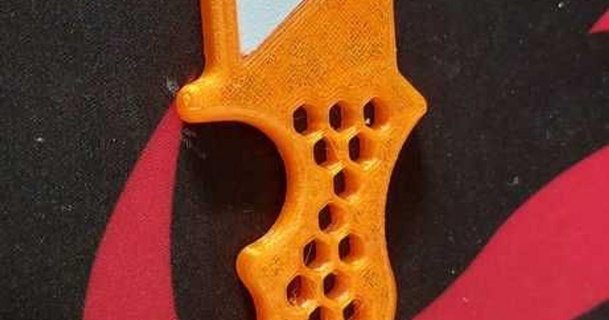 Karambit estilizado utilidad cuchillo revolver 3D modelos pasatiempo hacedores ideas thingiverse 3d print model - Mito3D