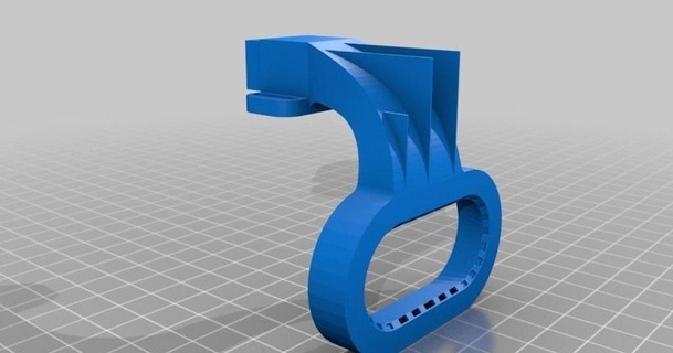 geeetech i3 pró resfriamento mortalha claro 3D modelos impressoras acessórios fanduto fanmount geeetechi3prob thingiverse 3d print model - Mito3D