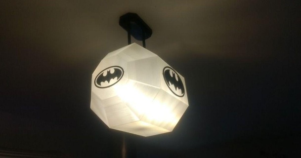 ragazzi Batman lampada raf ds 3D Modelli passatempo creatori elettronica Batmanlogo guidato LED 3d print model - Mito3D