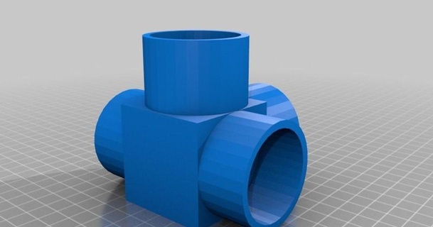 40mm pvc pipe fpv tower connector joint sleeve style dannycarter85 3D Models Hobby & Makers Other Ideas thingiverse 3d print model - Mito3D
