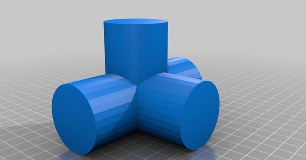 40mm pvc pipe fpv tower connector joint peg style dannycarter85 3D Models Hobby & Makers Other Ideas thingiverse 3d print model - Mito3D
