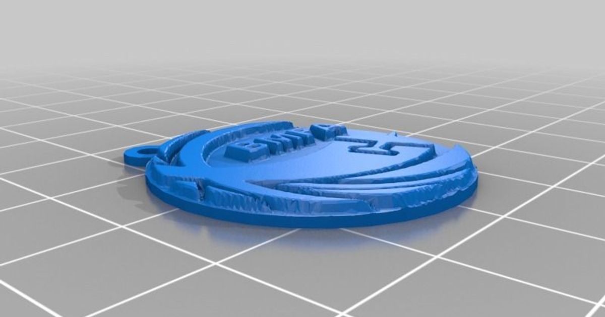 bmfa logo llavero dannycarter85 3D modelos pasatiempo hacedores ideas thingiverse 3D print model - Mito3D