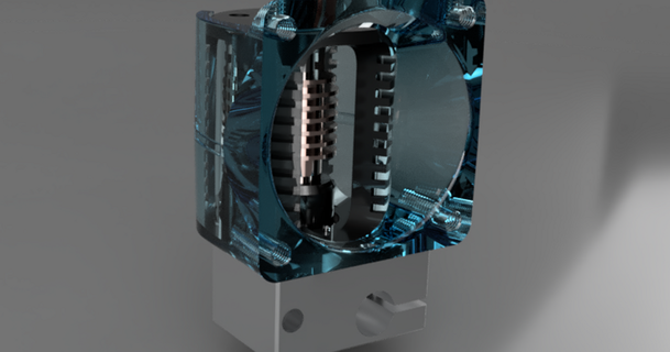 continuar hotend ventilador sudario kulf 3D modelos impresoras actualizaciones 30mmfan dragonhotend e3dv6 cubierta triangulo laboratorio 3d print model - Mito3D