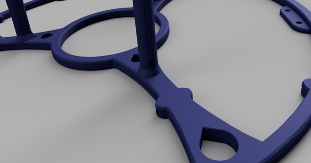 pequeno masterpool rolo fixador filamentos Kulf 3D modelos impressoras acessórios filamento poça buracos lmsr 3d print model - Mito3D