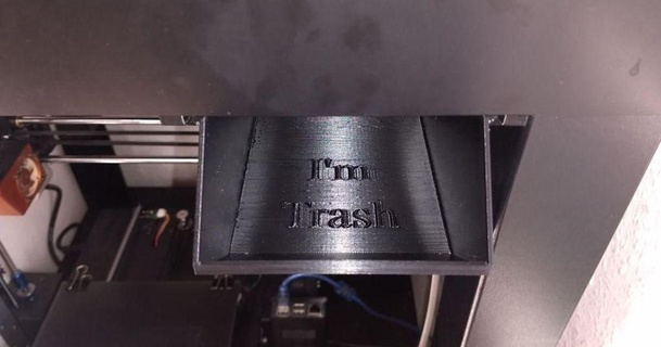 ikea recinto suspensão Lixo bin Kulf 3D modelos impressoras acessórios ikealack deslize 3d print model - Mito3D