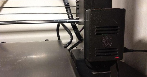 frambuesa pi 3b+ caso funda empulgueras ventilacion clip in montado LED kulf 3D modelos impresoras accesorios raspi chasquido thingiverse 3d print model - Mito3D