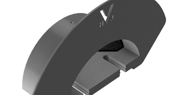 hjv pneumatico tubo flessibile titolare supporto hj visioni 3D Modelli domestico ufficio thingiverse 3d print model - Mito3D