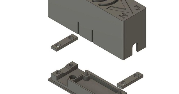 hjv lm317 voltaje regulador caso funda hj visiones 3D modelos pasatiempo hacedores electrónica caja lm317powersupply fuente alimentación 3d print model - Mito3D