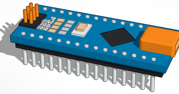 arduino nano v20 steve riley retirado 3D modelos pasatiempo hacedores electrónica caso funda 3d print model - Mito3D