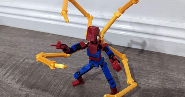 ferro ragno braccia fortunato 13 cromulent 3D Modelli giocattoli Giochi azione figure statue lucky13 uomo Ragno ironspider 3d print model - Mito3D