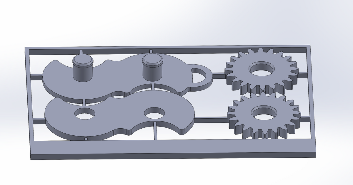 Ausrüstung zappeln Spinner Geschenk Karte Kit Unternehmen doginabox 3D Modelle Hobby Macher mechanisch Teile Visitenkarte Spielzeug Geschenkkarte 3D print model - Mito3D