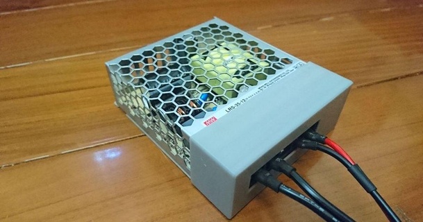 simple psu cover lrs-35-12 titusou 3D Models Hobby & Makers Electronics psucover thingiverse 3d print model - Mito3D