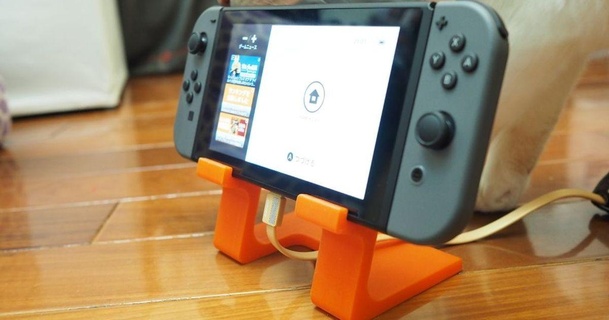 nintendo switch stand titusou 3D Models Gadgets Other nintendoswitch thingiverse 3d print model - Mito3D