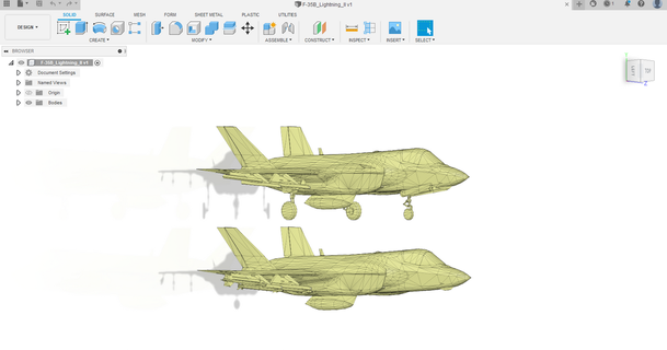 f 35 fady 3D modelos juguetes juegos vehiculos caza reacción jet avión 3d print model - Mito3D