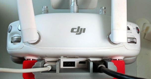 HDMI cabo suporte dji fantasma inspirar mkuiper 3D modelos passatempo fabricantes RC robótica djiinspire zangão phantom4 3d print model - Mito3D